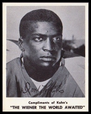 Don Perkins 1963 Kahns football card