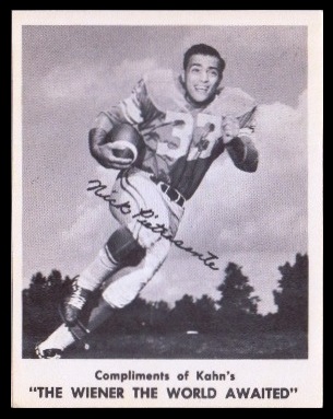 Nick Pietrosante 1963 Kahns football card