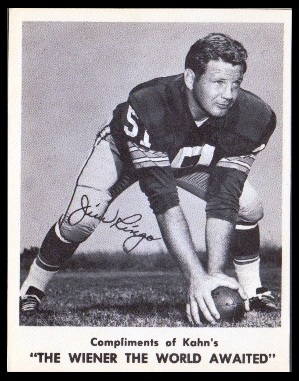 Jim Ringo 1963 Kahns football card