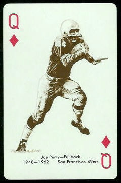 Joe Perry 1963 Stancraft football card