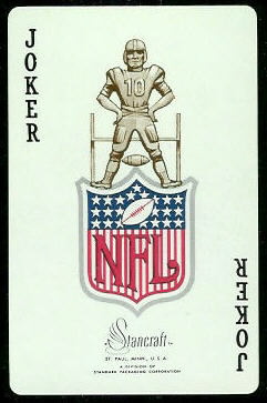 NFL Logo 1963 Stancraft football card