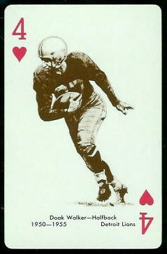 Doak Walker 1963 Stancraft football card