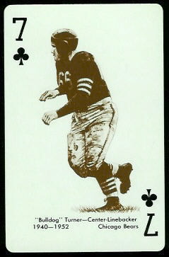 Bulldog Turner 1963 Stancraft football card