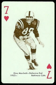 Gino Marchetti 1963 Stancraft football card