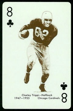 Charley Trippi 1963 Stancraft football card Charley Trippi 1963 Stancraft football card
