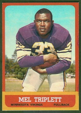 Mel Triplett 1963 Topps football card