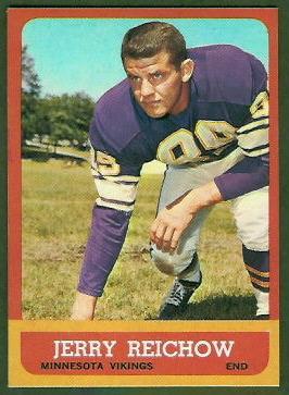 Jerry Reichow 1963 Topps football card