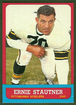 Ernie Stautner 1963 Topps football card