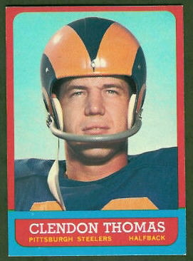 Clendon Thomas 1963 Topps football card