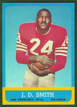 J.D. Smith 1963 Topps football card