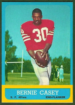 Bernie Casey 1963 Topps football card