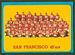 1963 Topps San Francisco 49ers Team