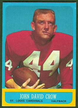 John David Crow 1963 Topps football card