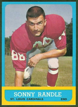 Sonny Randle 1963 Topps football card