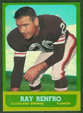 Ray Renfro 1963 Topps football card