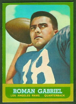 Roman Gabriel 1963 Topps football card