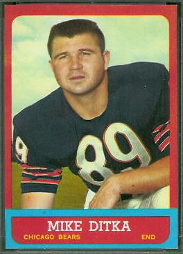 Mike Ditka 1963 Topps football card