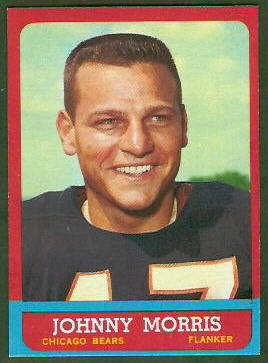 Johnny Morris 1963 Topps football card