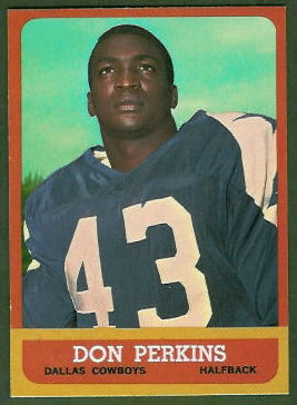 Don Perkins 1963 Topps football card