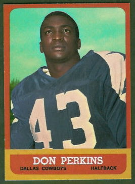 Don Perkins 1963 Topps football card