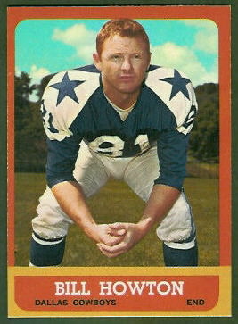 Bill Howton 1963 Topps football card