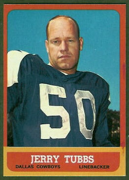 Jerry Tubbs 1963 Topps football card