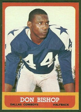 Don Bishop 1963 Topps football card