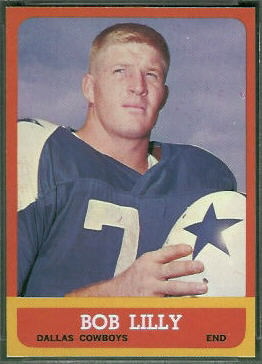 Bob Lilly 1963 Topps football card