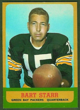 Bart Starr 1963 Topps football card