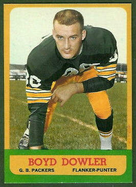 Boyd Dowler 1963 Topps football card