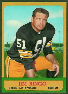 Jim Ringo 1963 Topps football card Jim Ringo 1963 Topps football card