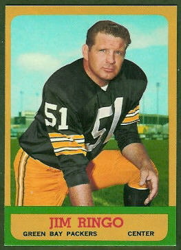 Jim Ringo 1963 Topps football card