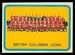 1963 Topps CFL B.C. Lions Team