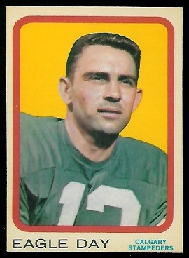 Eagle Day 1963 Topps CFL football card