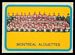 1963 Topps CFL Montreal Alouettes Team