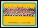 1963 Topps CFL Montreal Alouettes Team
