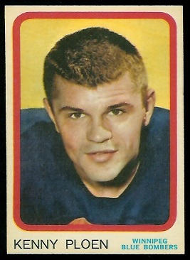 Ken Ploen 1963 Topps CFL football card