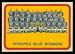 1963 Topps CFL Winnipeg Blue Bombers Team