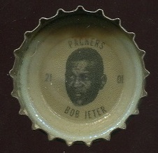 Bob Jeter 1964 Coke Caps Packers football card