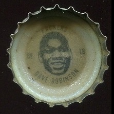 Dave Robinson 1964 Coke Caps Packers football card Dave Robinson 1964 Coke Caps Packers football card