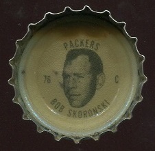 Bob Skoronski 1964 Coke Caps Packers football card