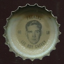 Lee Roy Caffey 1964 Coke Caps Packers football card Lee Roy Caffey 1964 Coke Caps Packers football card