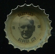 George Izo 1964 Coke Caps Redskins football card