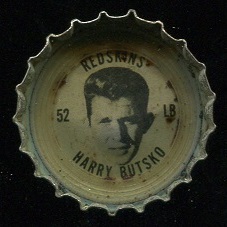 Harry Butsko 1964 Coke Caps Redskins football card Harry Butsko 1964 Coke Caps Redskins football card