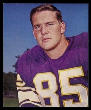 Paul Flatley 1964 Kahns football card