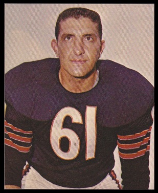 Bill George 1964 Kahns football card