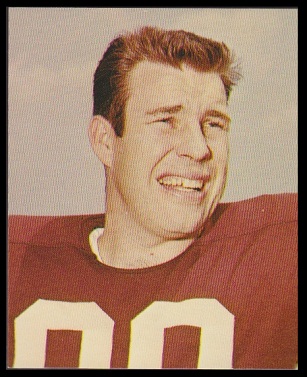 Bill Glass 1964 Kahns football card