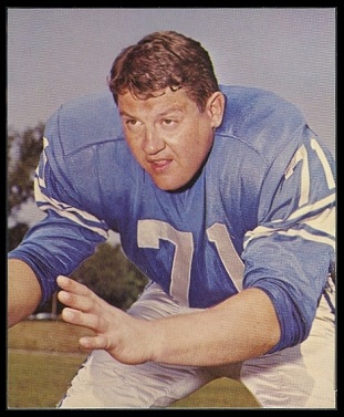 Alex Karras 1964 Kahns football card