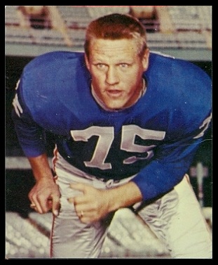 Jim Katcavage 1964 Kahns football card