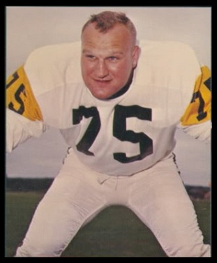 Joe Krupa 1964 Kahns football card